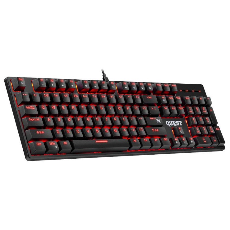 Klawiatura przewodowa Defender QUEST GK-596 MECHANICZNA podś… | PartsPC.pl