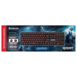 Klawiatura przewodowa Defender QUEST GK-596 MECHANICZNA podś… | PartsPC.pl
