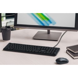 Klawiatura przewodowa Defender ELEMENT HB-520 USB czarna | PartsPC.pl