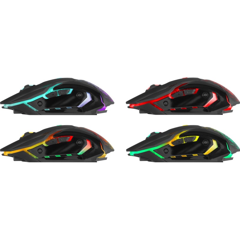 Mysz bezprzewodowa Defender TRIGGER GM-934 optyczna 3200dpi czarna LED