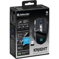 Mysz bezprzewodowa Defender KNIGHT GM-885 optyczna 3200dpi c… | PartsPC.pl