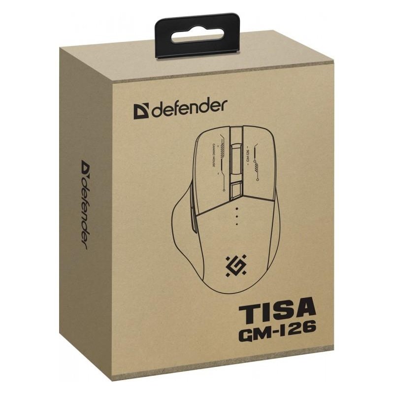 Mysz bezprzewodowa Defender TISA GM-126 optyczna 1600dpi 2.4… | PartsPC.pl