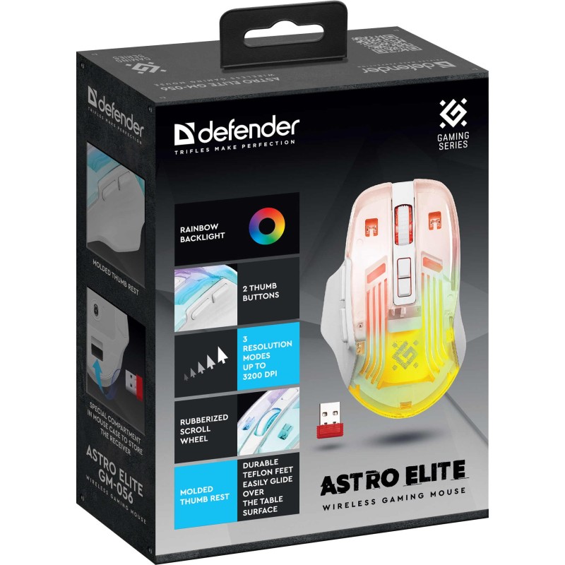 Mysz bezprzewodowa Defender ASTRO ELITE GM-056 optyczna 3200… | PartsPC.pl