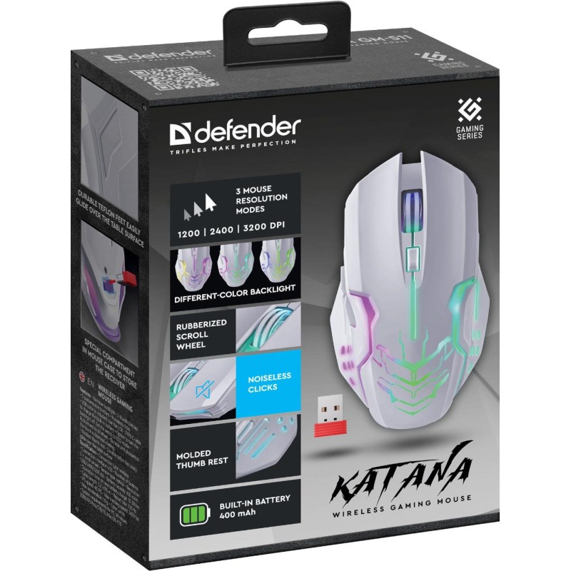 Mysz bezprzewodowa Defender KATANA GM-511 optyczna 3200dpi b… | PartsPC.pl