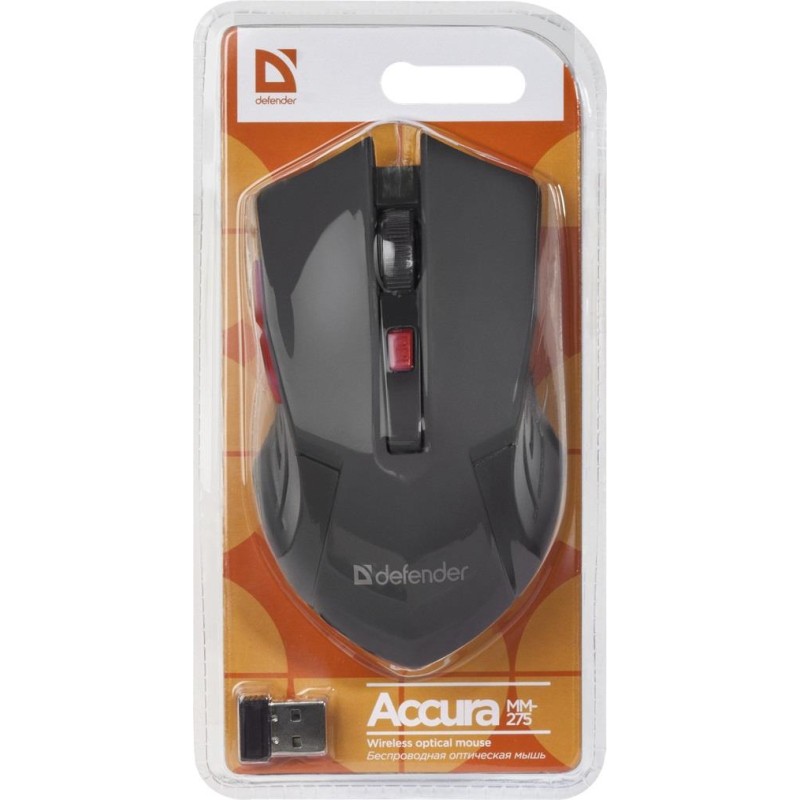 Mysz bezprzewodowa Defender ACCURA MM-275 optyczna 1600dpi 6… | PartsPC.pl