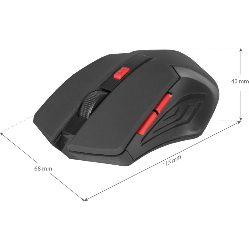 Mysz bezprzewodowa Defender ACCURA MM-275 optyczna 1600dpi 6… | PartsPC.pl