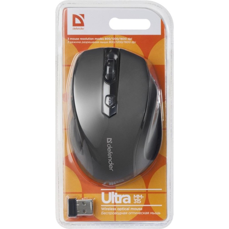 Mysz bezprzewodowa Defender ULTRA MM-315 optyczna 1600dpi 6P… | PartsPC.pl
