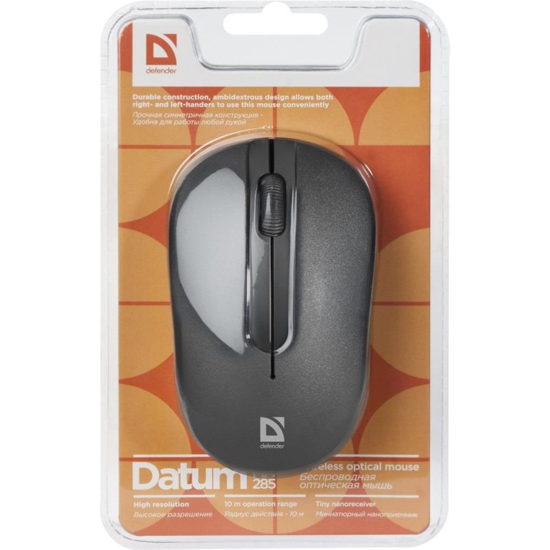 Mysz bezprzewodowa Defender DATUM MM-285 optyczna 1600dpi 3P… | PartsPC.pl
