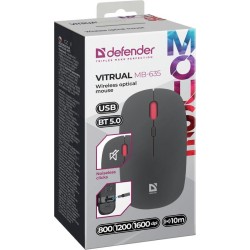 Mysz bezprzewodowa Defender VITRUAL MB-635 optyczna 1600dpi … | PartsPC.pl