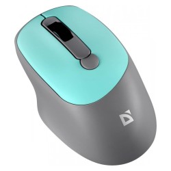 Mysz bezprzewodowa defender feam mm-296 optyczna bezklikowa silent 1600dpi mięta