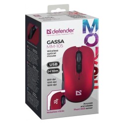 Mysz bezprzewodowa Defender GASSA MM-105 optyczna bezklikowa… | PartsPC.pl