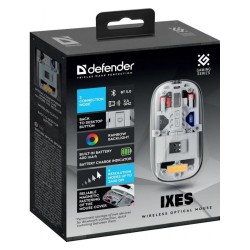Mysz bezprzewodowa Defender IXES MM-999 optyczna 2400dpi 2.4… | PartsPC.pl