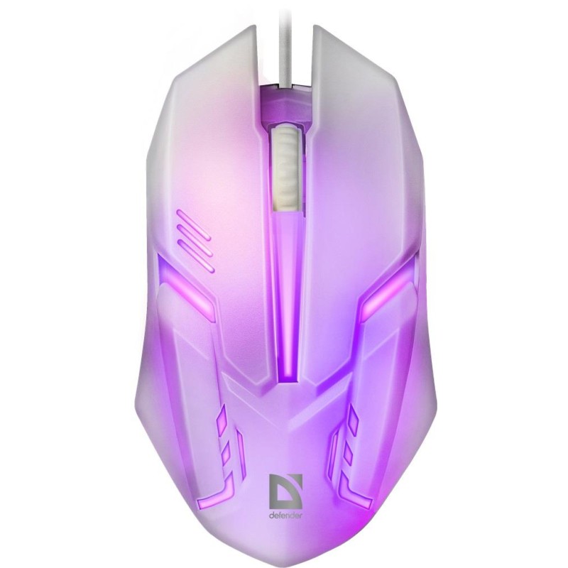 Mysz przewodowa Defender CYBER MB-560L 1200dpi 3P biała | PartsPC.pl