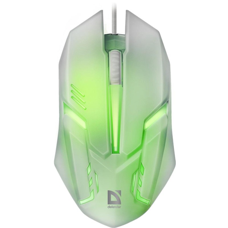 Mysz przewodowa Defender CYBER MB-560L 1200dpi 3P biała | PartsPC.pl