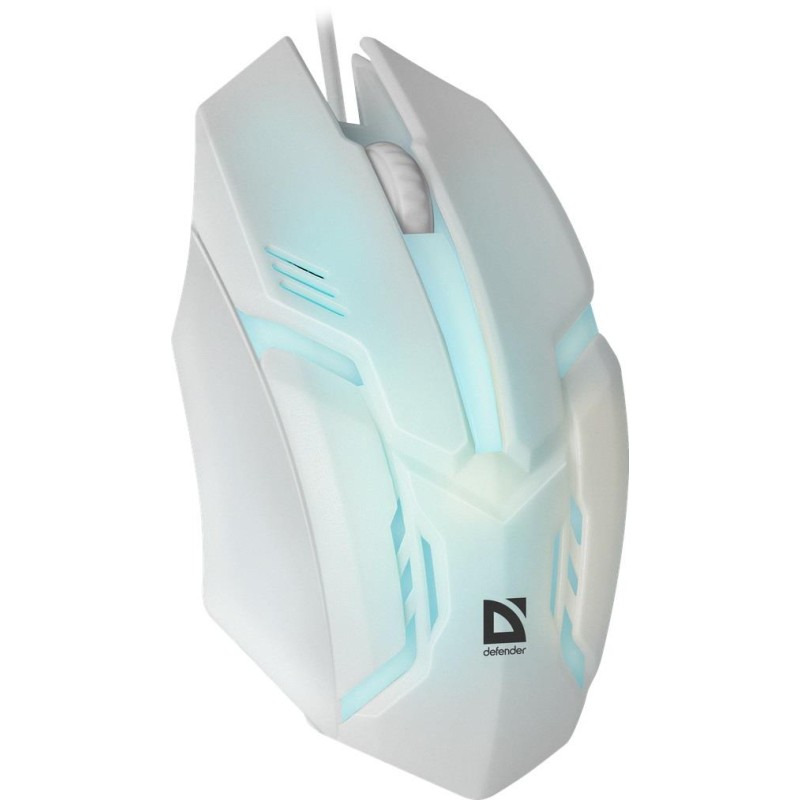 Mysz przewodowa Defender CYBER MB-560L 1200dpi 3P biała | PartsPC.pl