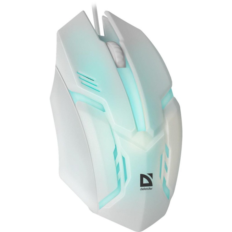 Mysz przewodowa Defender CYBER MB-560L 1200dpi 3P biała | PartsPC.pl