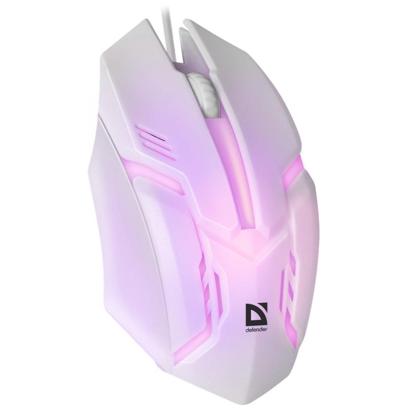 Mysz przewodowa Defender CYBER MB-560L 1200dpi 3P biała | PartsPC.pl