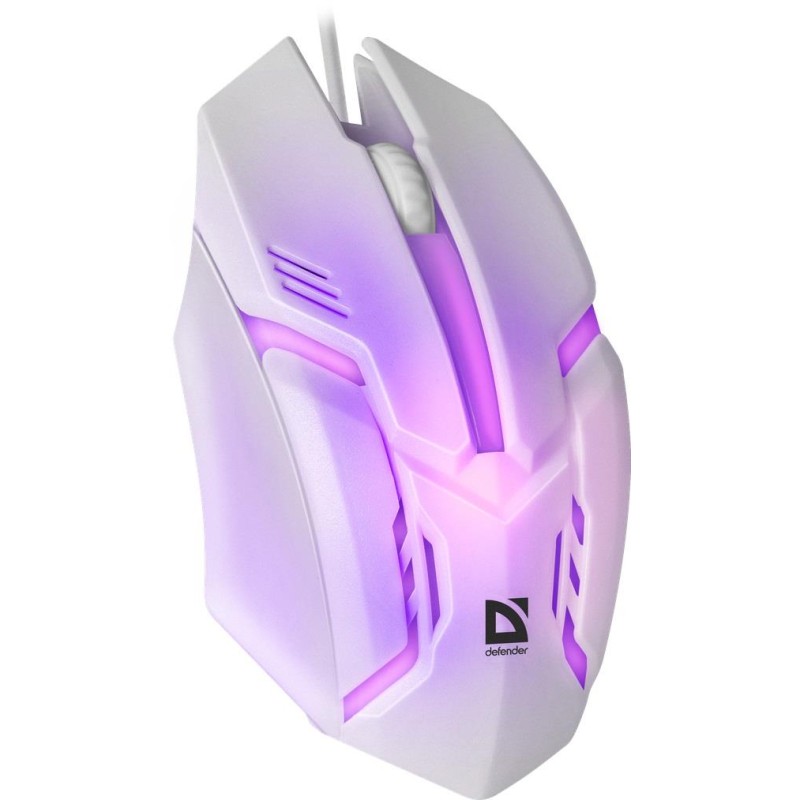 Mysz przewodowa Defender CYBER MB-560L 1200dpi 3P biała | PartsPC.pl
