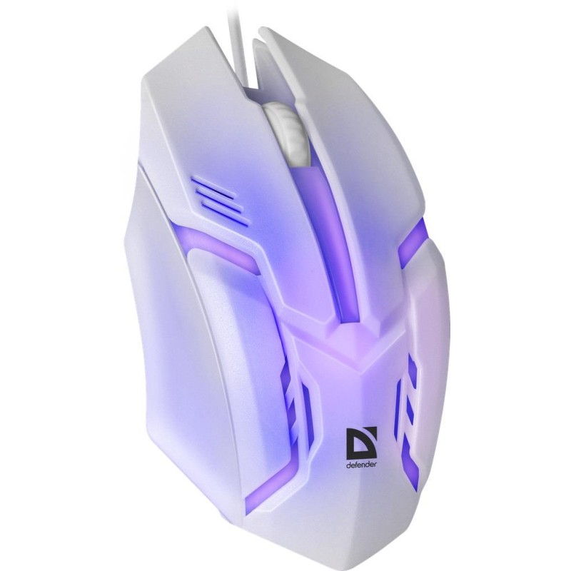 Mysz przewodowa Defender CYBER MB-560L 1200dpi 3P biała | PartsPC.pl