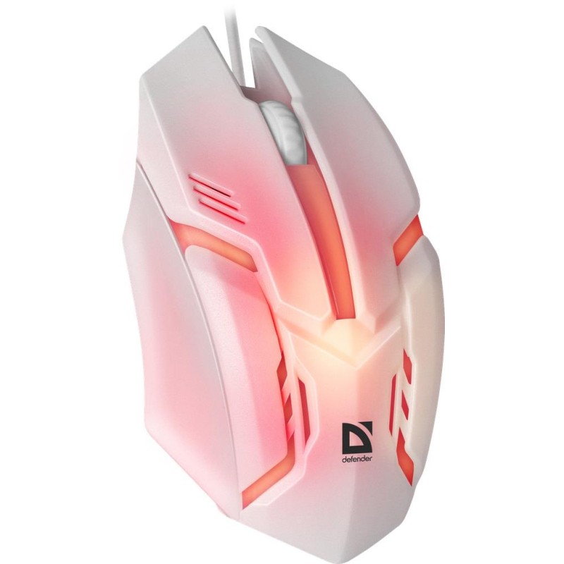 Mysz przewodowa Defender CYBER MB-560L 1200dpi 3P biała | PartsPC.pl