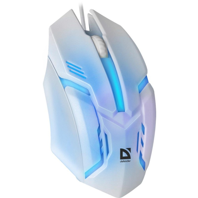 Mysz przewodowa Defender CYBER MB-560L 1200dpi 3P biała | PartsPC.pl