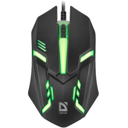 Mysz przewodowa Defender CYBER MB-560L 1200dpi 3P czarna | PartsPC.pl