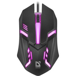 Mysz przewodowa Defender CYBER MB-560L 1200dpi 3P czarna | PartsPC.pl