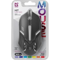 Mysz przewodowa Defender HIT MB-550 1600dpi 3P czarna 7 kolo… | PartsPC.pl