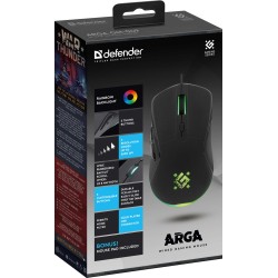Mysz przewodowa Defender ARGA GM-049 3600dpi 6P + podkładka … | PartsPC.pl