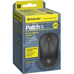 Mysz przewodowa Defender PATCH MS-759 OPTICAL 1000dpi 3P cza… | PartsPC.pl