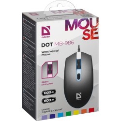 Mysz przewodowa Defender DOT MB-986 1600dpi 4P podświetlana … | PartsPC.pl