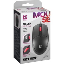 Mysz przewodowa Defender DELTA MM-523 1000dpi bezklikowa sil… | PartsPC.pl