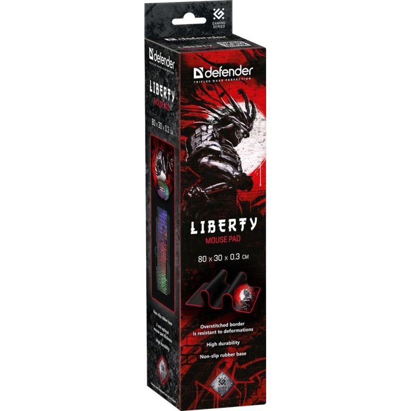 Podkładka Defender Gaming LIBERTY 800x300x3mm + GRA | PartsPC.pl