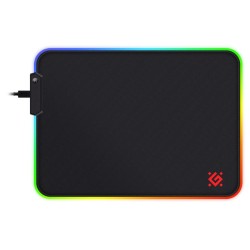 Podkładka Defender Gaming BLACK L LIGHT 350x300x4mm podświet… | PartsPC.pl