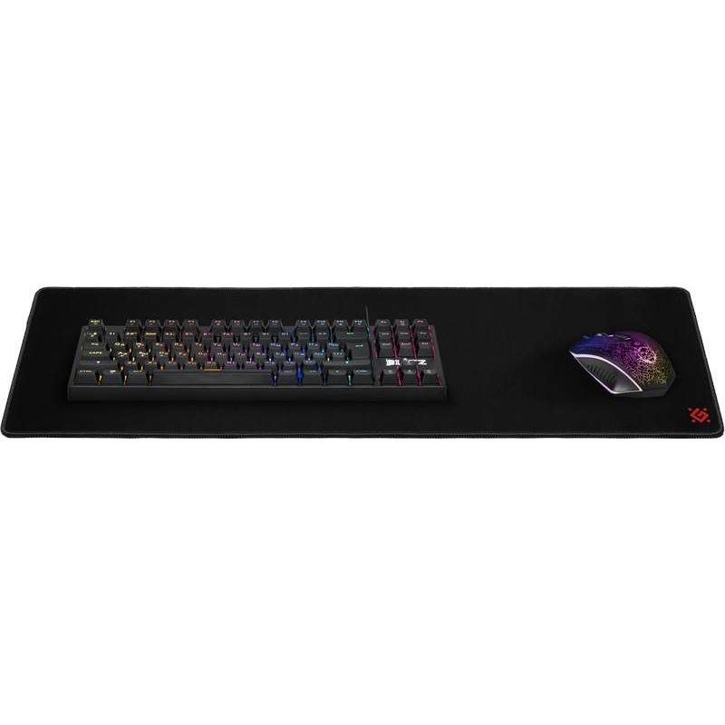Podkładka Defender Gaming BLACK XXL ONE 680x240x5 mm | PartsPC.pl