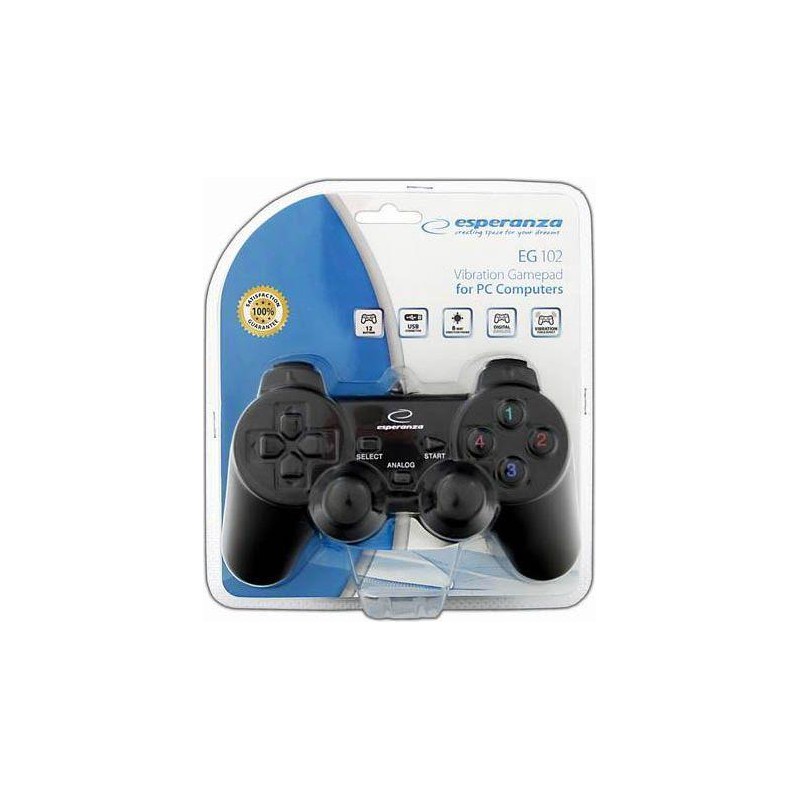 Gamepad / kontroler Esperanza Vibration EG102 Warrior | PartsPC.pl