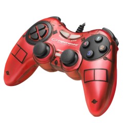 Gamepad PC USB Esperanza "Fighter" czerwony | PartsPC.pl