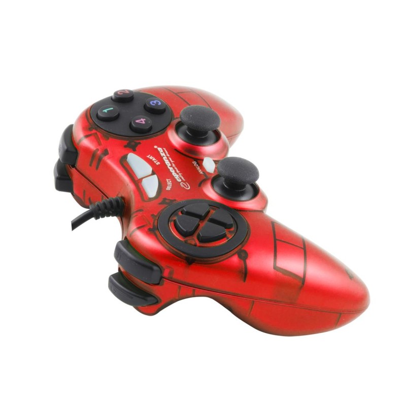 Gamepad PC USB Esperanza "Fighter" czerwony | PartsPC.pl