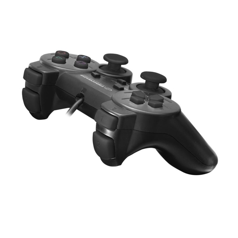 Gamepad PS3/PC USB Esperanza "Trooper" czarny | PartsPC.pl