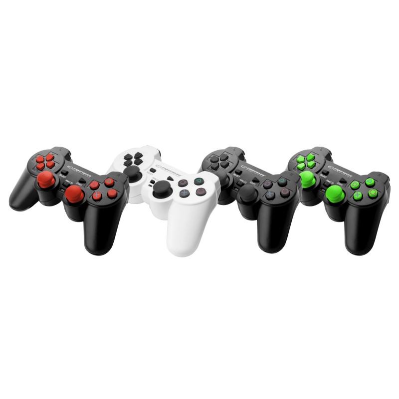 Gamepad PS3/PC USB Esperanza "Trooper" czarny | PartsPC.pl