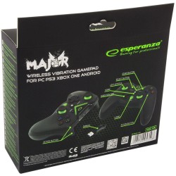 Gamepad PS3/PC/XBOX ONE/ANDROID USB Esperanza "Major" czarny… | PartsPC.pl