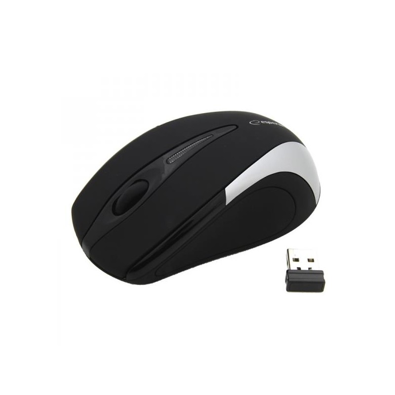 Mysz bezprzewodowa Esperanza ANTARES optyczna 3D 2.4GHz czarno-srebrna