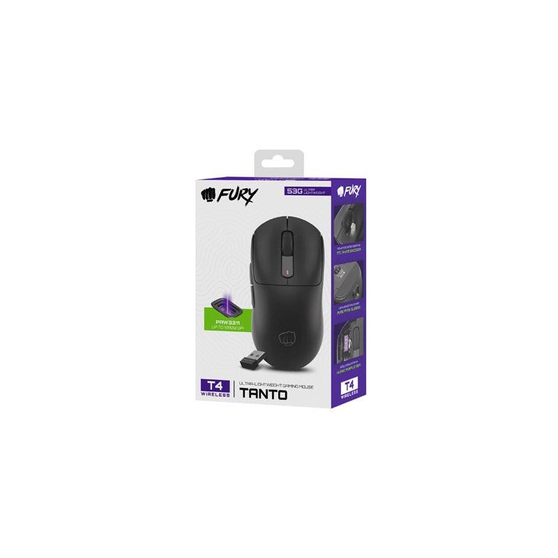 Mysz bezprzewodowa Fury Tanto T4 Wireless dla graczy 12000 D… | PartsPC.pl