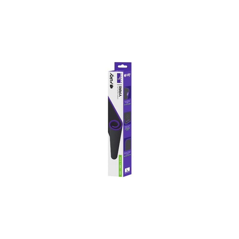 Podkładka pod mysz Fury Yari Speed L Czarna 400x300mm | PartsPC.pl