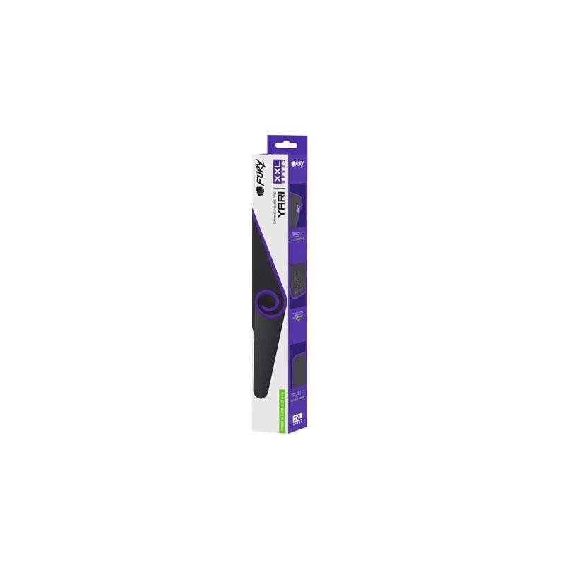 Podkładka pod mysz Fury Yari Speed XXL Czarna 1200x600mm | PartsPC.pl