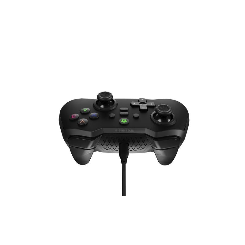 Gamepad Genesis Mangan 300 przewodowy do PC/SWITCH/MOBILE cz… | PartsPC.pl