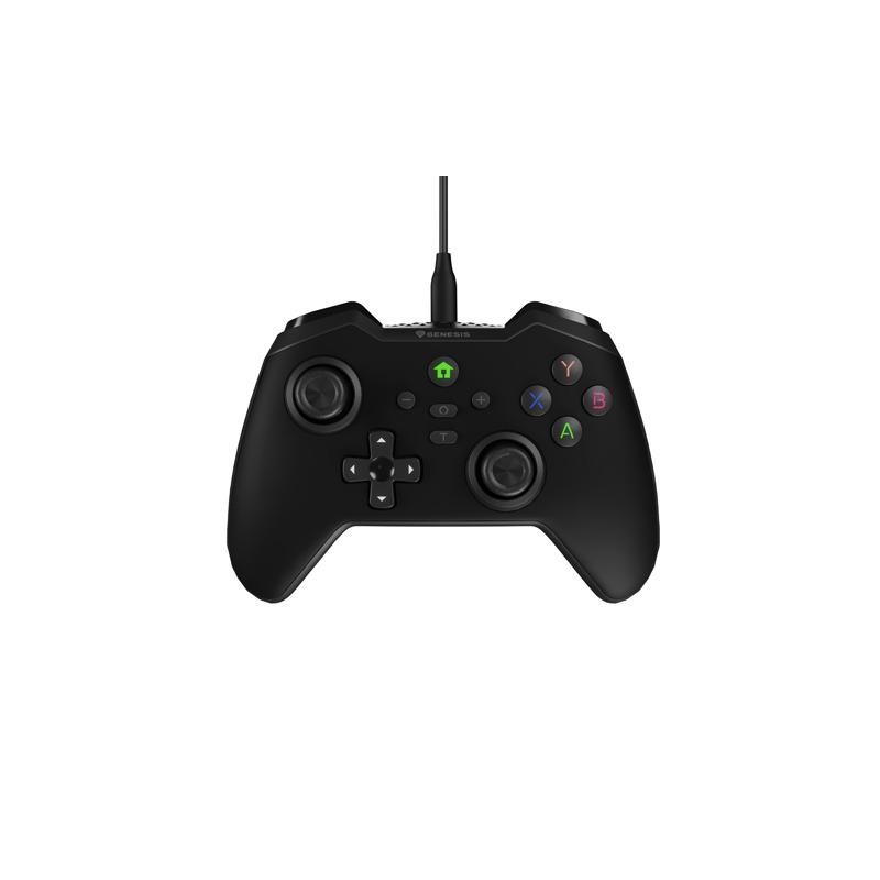 Gamepad Genesis Mangan 300 przewodowy do PC/SWITCH/MOBILE cz… | PartsPC.pl