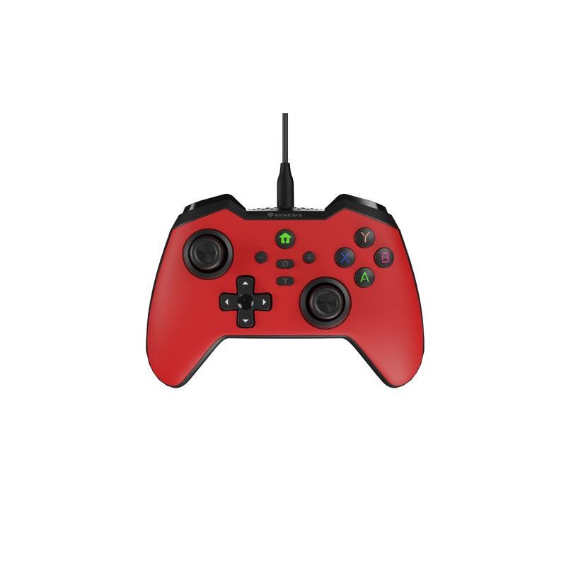 Gamepad Genesis Mangan 300 przewodowy do PC/SWITCH/MOBILE cz… | PartsPC.pl