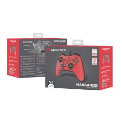 Gamepad Genesis Mangan 300 przewodowy do PC/SWITCH/MOBILE cz… | PartsPC.pl