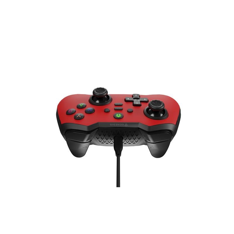 Gamepad Genesis Mangan 300 przewodowy do PC/SWITCH/MOBILE cz… | PartsPC.pl